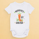 Custom Name First Easter Gifts for Baby - Personalized Baby Onesies