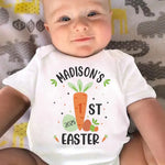 Custom Name First Easter Gifts for Baby - Personalized Baby Onesies