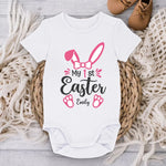 Custom Name First Easter Gifts for Baby - Personalized Baby Onesies