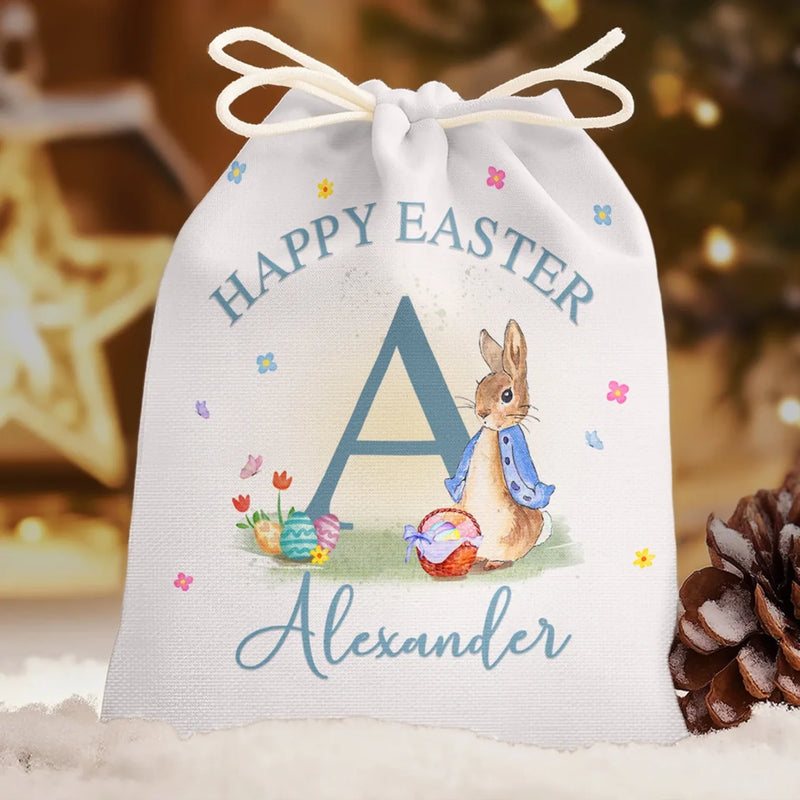Wishing You A Happy Easter Filled With Love - Family Personalized Custom Favor Bag - Easter Gift For Family Members