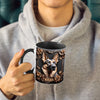 Strong, Smart And Always Ready - Dog Personalized Custom 3D Inflated Effect Printed Accent Mug - Gift For Pet Owners, Pet Lovers