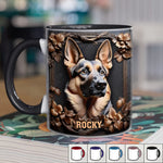 Custom Name Shepherd Dog Gifts for Dog Lovers - Personalized Accent Mugs