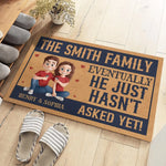 Custom Funny Family Name Gifts - Personalized Doormat
