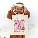 Custom Name Easter Gifts for Kids - Personalized Tote Bag