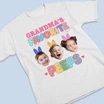 Custom Photo Grandma's Favorite Peeps Gifts for Grandma - Personalized Apparel