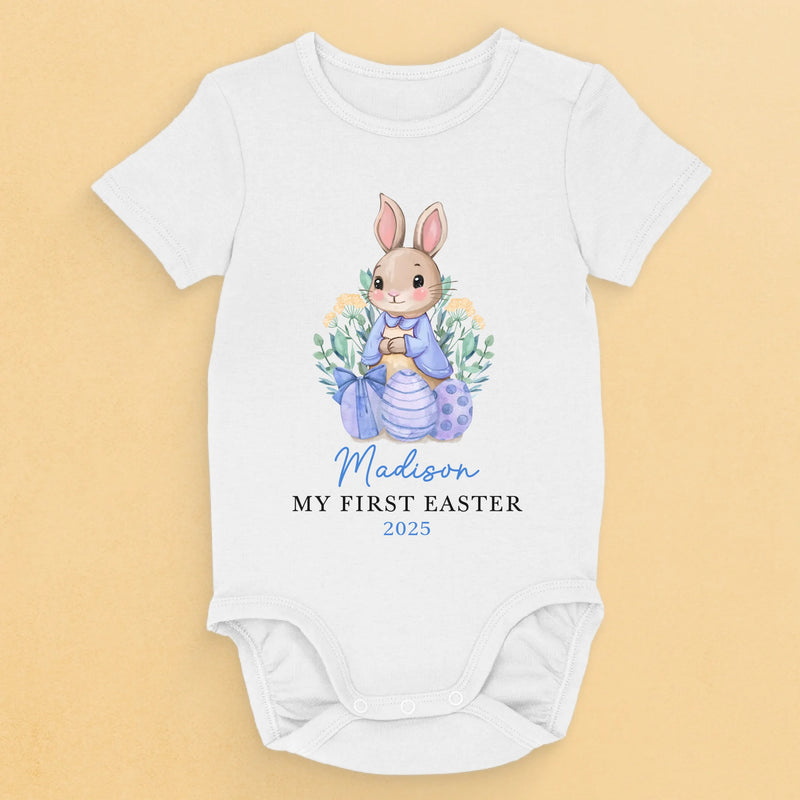 Custom Name First Easter Gifts for Baby - Personalized Baby Onesies