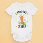 Custom Name First Easter Gifts for Baby - Personalized Baby Onesies
