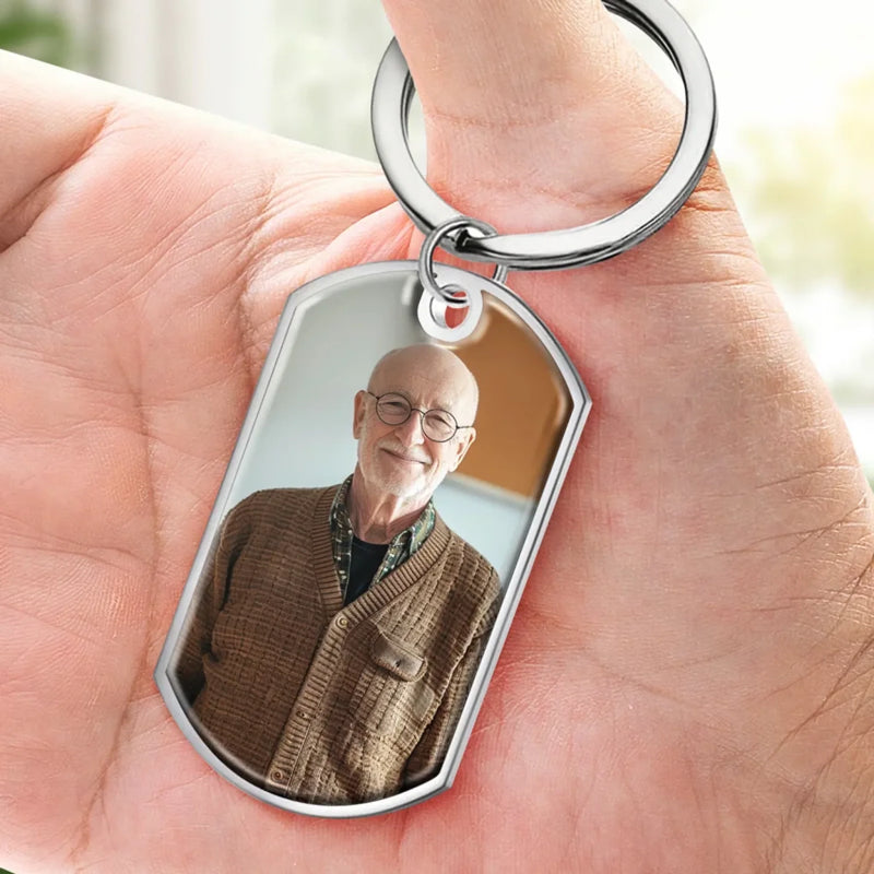 Custom Photo Memorial Gifts for Loved Ones - Personalized Keychain