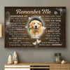 Custom Photo You Will Be Right By My Side - Memorial Personalized Custom Horizontal Poster - Sympathy Gift For Pet Owners, Pet Lovers