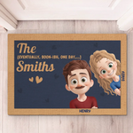 Custom Name Family Welcome Decor - Personalized Doormat