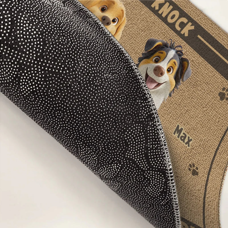 Where There Is Love, There Is A Dog - Dog Personalized Custom Home Decor Decorative Mat - House Warming Gift For Pet Owners, Pet Lovers