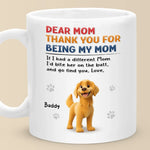 Custom Dog Name Gifts for Mom - Personalized Mug