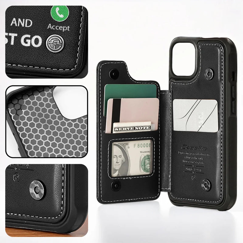 The Campsite Is Calling - Camping Personalized Custom Leather Flip Wallet Phone Case - Gift For Camping Lovers
