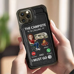 Custom Name Camping Gifts for Campers - Personalized Wallet Phone Case