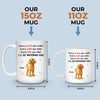 This Home Runs On Tail Wags And Snack Bribes - Dog Personalized Custom Mug - Gift For Pet Owners, Pet Lovers