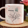 Thanks For Always Being My Safe Place - Family Personalized Custom Marble Mug - Mother's Day, Gift For Mom, Grandma