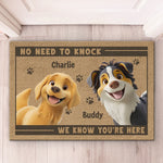 Custom Pet Name Dog Lover Gifts - Personalized Doormat