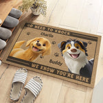 Custom Pet Name Dog Lover Gifts - Personalized Doormat