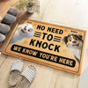 Furry Security System Activated - Dog Personalized Custom Home Decor Decorative Mat - House Warming Gift For Pet Owners, Pet Lovers