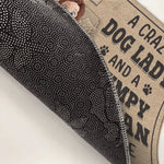 Custom Name Funny Dog Lover Couple Decor - Personalized Doormat