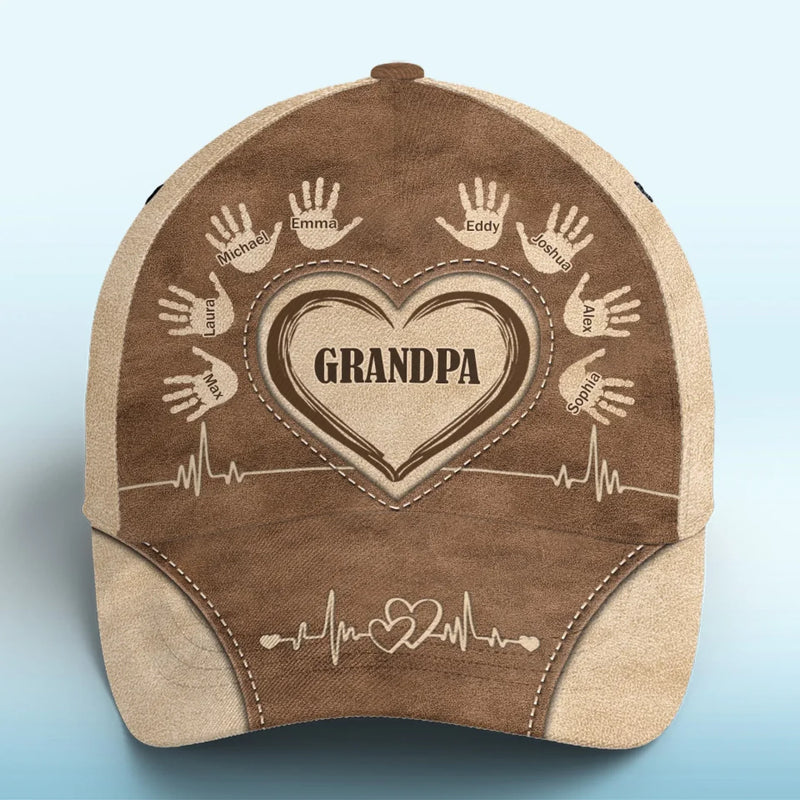 Love Binds Us Together - Family Personalized Custom Hat, All Over Print Classic Cap - Gift For Family Members