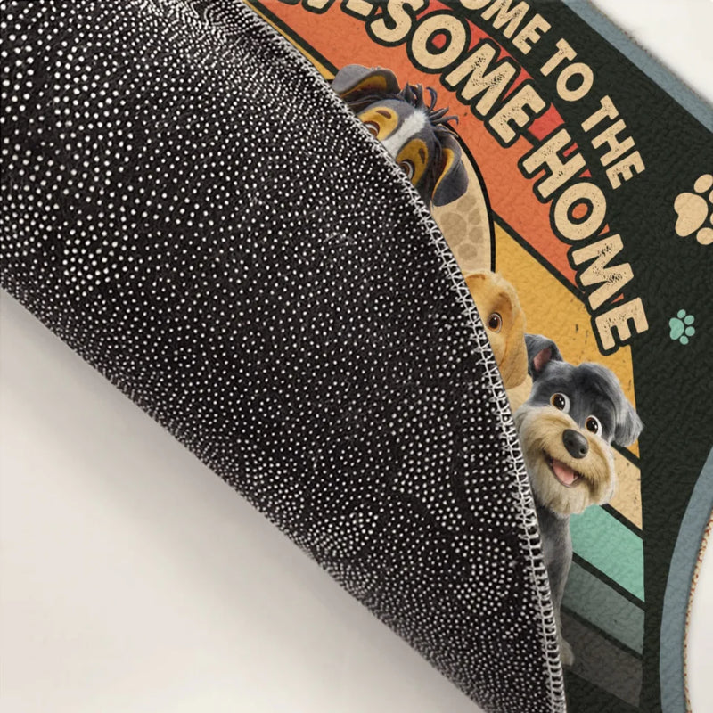 Welcome To The Pawfect Home - Dog Personalized Custom Home Decor Decorative Mat - House Warming Gift For Pet Owners, Pet Lovers