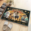 Welcome To The Pawfect Home - Dog Personalized Custom Home Decor Decorative Mat - House Warming Gift For Pet Owners, Pet Lovers