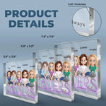 Custom Name Sister Gifts for Women - Personalized Shaped Acrylic Plaque