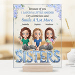 Custom Name Sister Keepsake Gifts - Personalized Acrylic Plaque