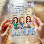 Custom Name Sister Keepsake Gifts - Personalized Acrylic Plaque