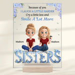 Custom Name Sister Keepsake Gifts - Personalized Acrylic Plaque
