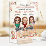 Custom Name Bestie Gifts for Best Friends - Personalized Acrylic Plaque