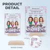 Life Is Better With A Bestie By Your Side - Bestie Personalized Custom Rectangle Shaped Acrylic Plaque - Gift For Best Friends, BFF, Sisters