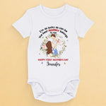 Custom Name First Mother's Day Gifts for Mom - Personalized Baby Onesies