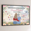 Mom Makes The World Shine - Family Personalized Custom Horizontal Poster - Mother's Day, Gift For Mom, Daughter