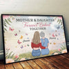 Mom Makes The World Shine - Family Personalized Custom Horizontal Poster - Mother's Day, Gift For Mom, Daughter