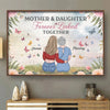 Mom Makes The World Shine - Family Personalized Custom Horizontal Poster - Mother's Day, Gift For Mom, Daughter