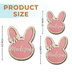 Custom Name Easter Bunny Gifts for Girls - Personalized Ornament