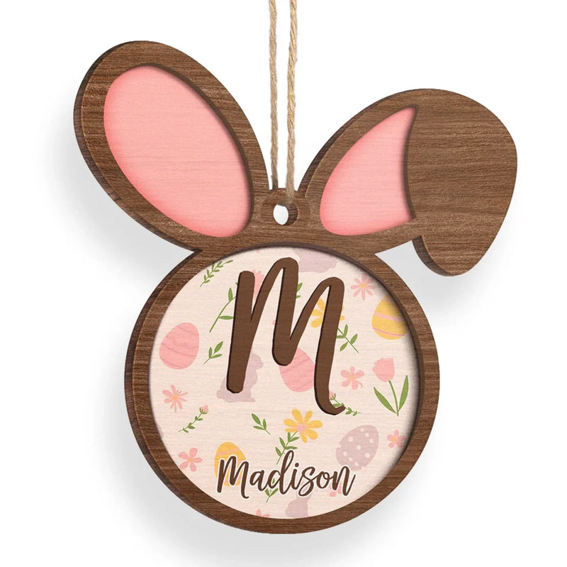 A Time For Renewal - Family Personalized Custom Ornament - Wood Custom Shaped - Easter Gift For Family Members