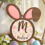 Custom Name Easter Bunny Decor - Personalized Ornament