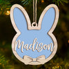 Joyful Easter Blessings - Family Personalized Custom Ornament - Wood Custom Shaped - Easter Gift For Family Members