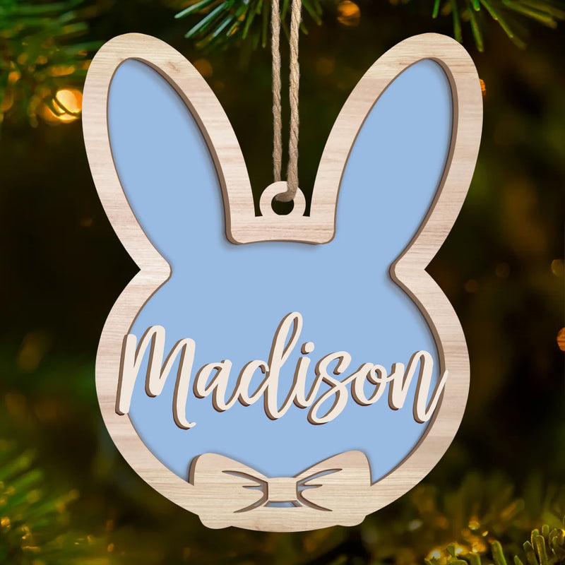 Joyful Easter Blessings - Family Personalized Custom Ornament - Wood Custom Shaped - Easter Gift For Family Members