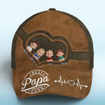 Custom Family Name Gifts for Papa - Personalized Classic Cap