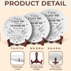 I'm Keeping You Forever - Couple Personalized Custom 3D Inflated Effect Printed Ceramic Plate - Gift For Husband Wife, Anniversary