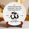 You Are My Forever Mate - Couple Personalized Custom Ceramic Plate - Gift For Husband Wife, Anniversary