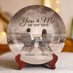 Custom Name Couple Keepsake Gifts - Personalized Ceramic Plate