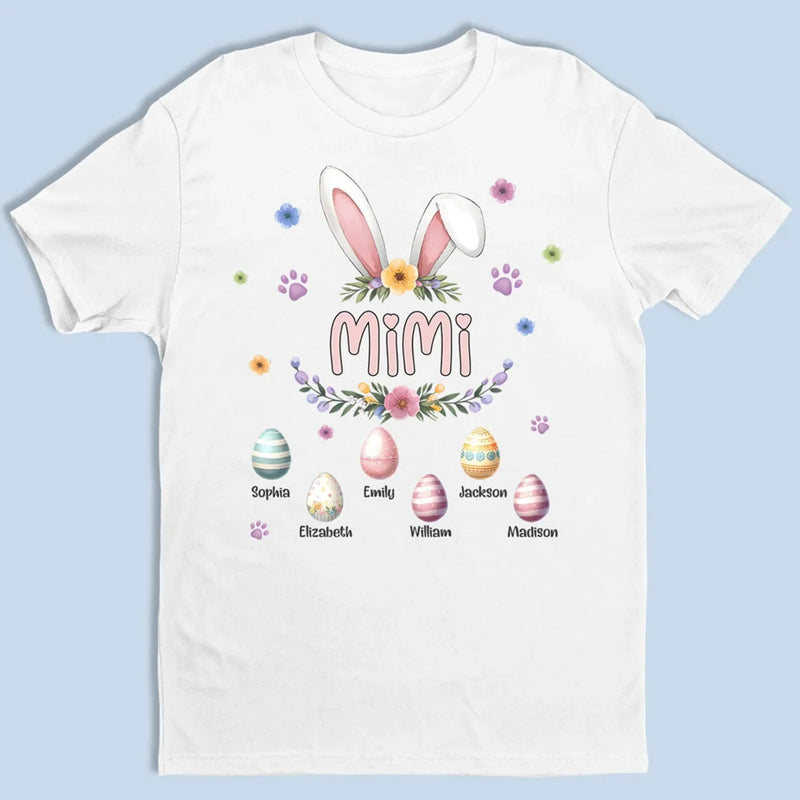 Mimi’s Easter Crew - Family Personalized Custom Unisex T-shirt, Premium T-shirt, Hoodie - Easter Gift For Mom, Grandma