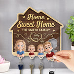 Custom Family Name Home Gifts - Personalized Acrylic Puzzle Key Holder