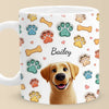 Stay Pawsitive, Wag More, Bark Less - Dog & Cat Personalized Custom 3D Inflated Effect Printed Mug - Gift For Pet Owners, Pet Lovers