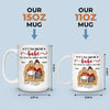 It's You And Me Till The Bitter End - Couple Personalized Custom Mug - Gift For Husband Wife, Anniversary
